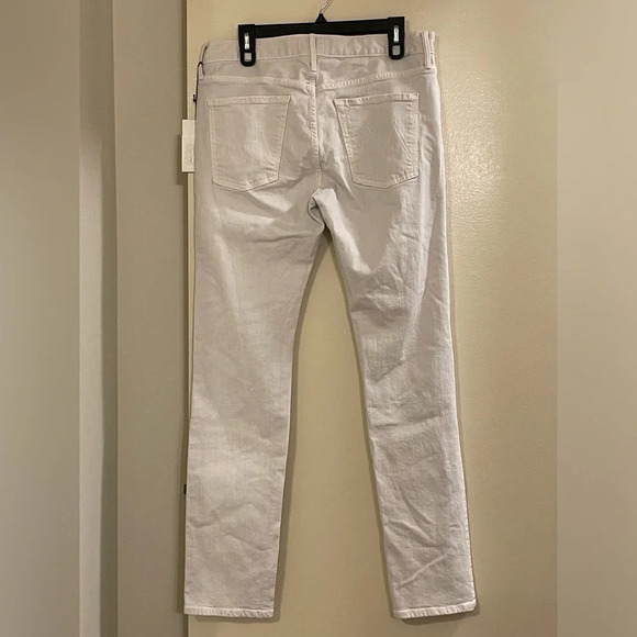 MOTHER The Neat The Devil May Care Chalk Jeans in White - Picture 4 of 11